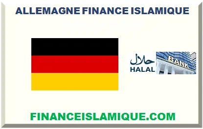 ALLEMAGNE FINANCE ISLAMIQUE 2025