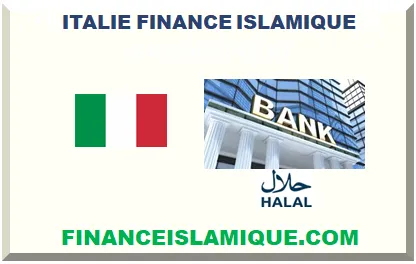 ITALIE FINANCE ISLAMIQUE