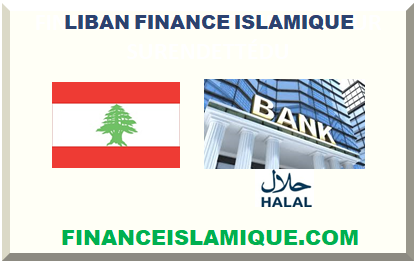LIBAN FINANCE ISLAMIQUE