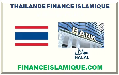 THAILANDE FINANCE ISLAMIQUE