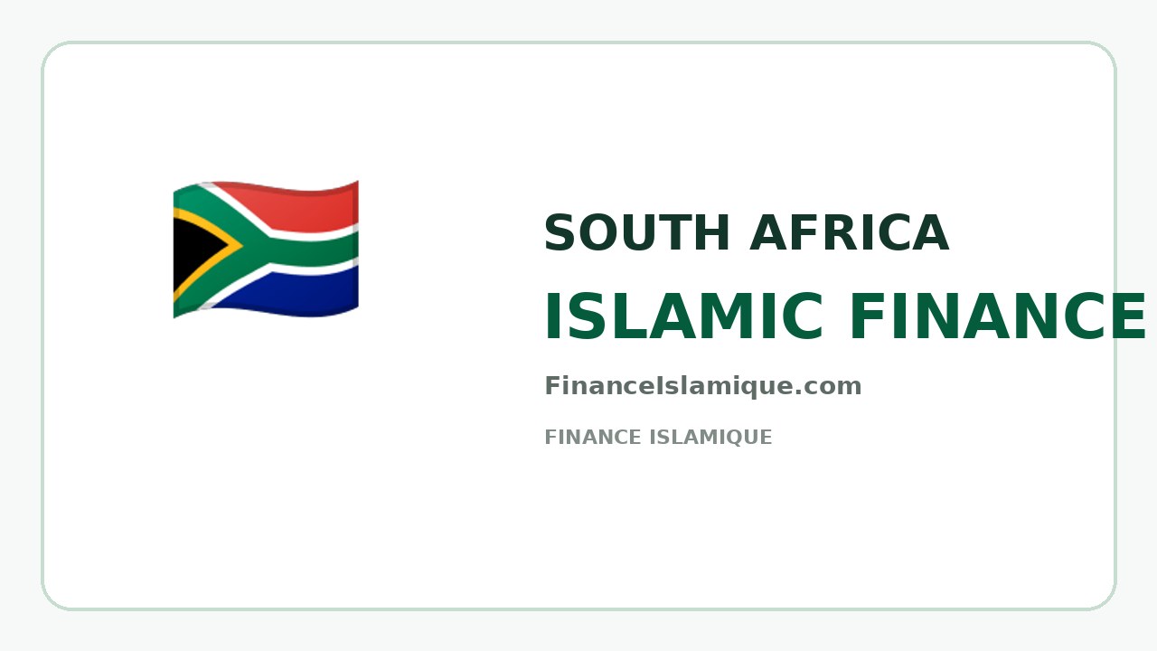 Afrique Du Sud finance islamique