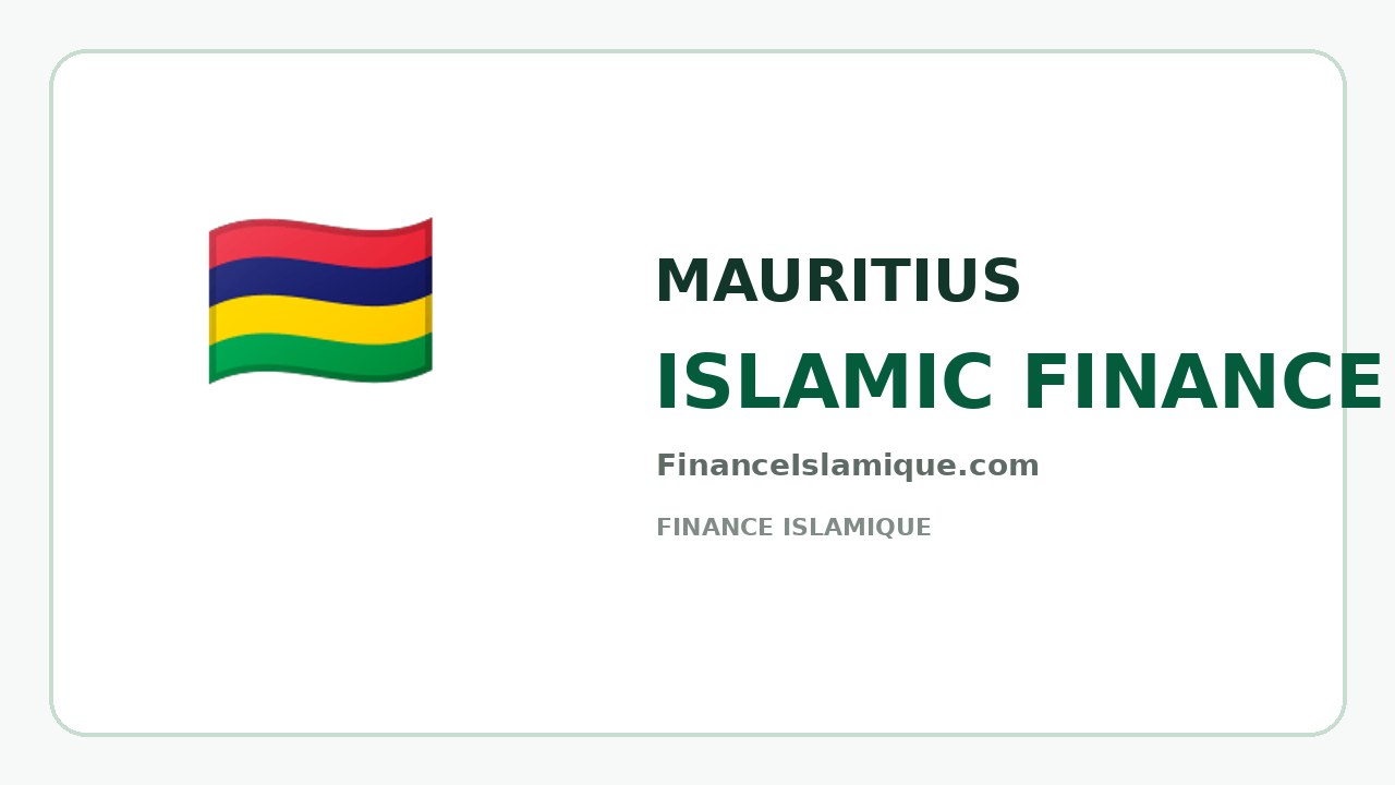 Finanza islamica in mauritius
