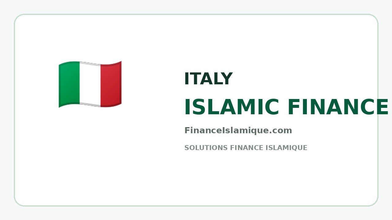 Islamic finance in italy