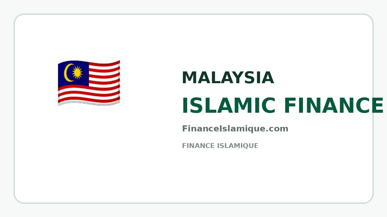 Malaisie Finance Islamique 2026