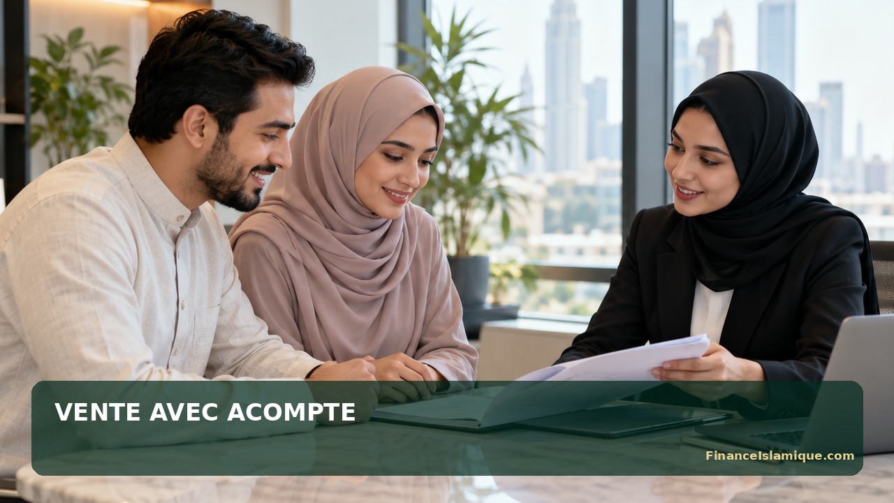 Vente Avec Acompte Islamique